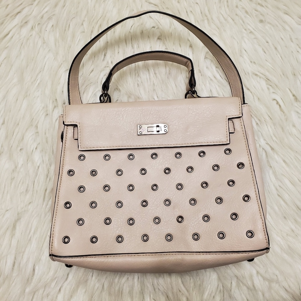 Circus By Sam Edelman Natural Studded Lola Satchel